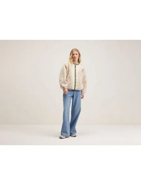 BELLEROSE Chaqueta Janice Mujer Cream/Naval