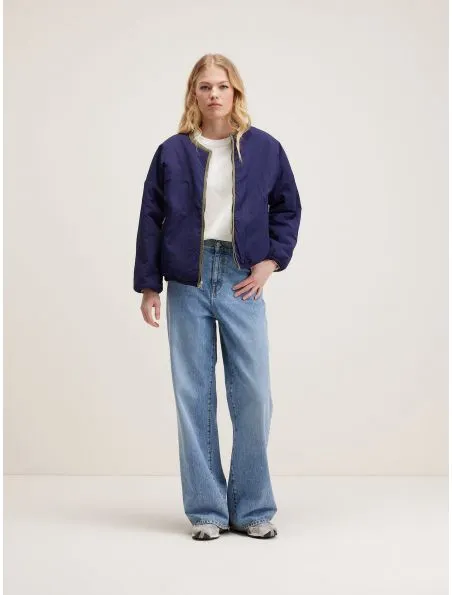 BELLEROSE Chaqueta Janice Mujer Cream/Naval