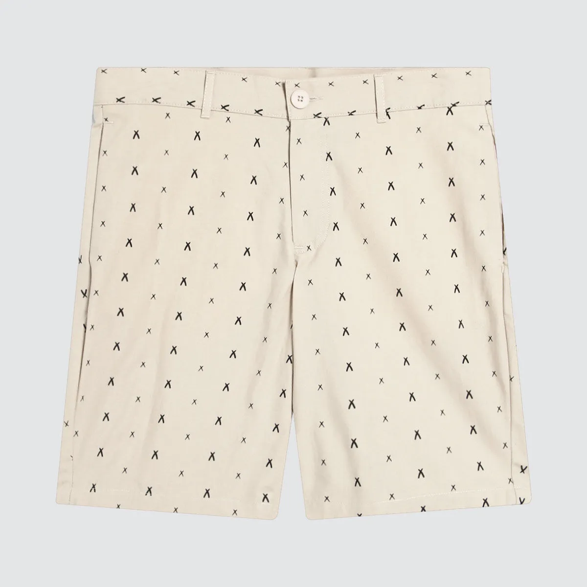 Bermuda Hombre Tejido Plano Estampado