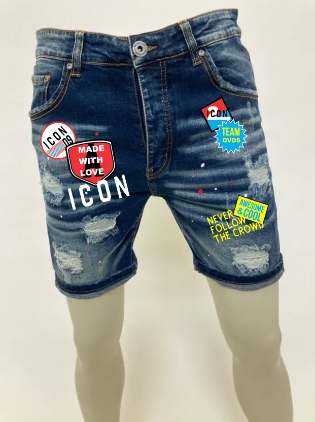 BERMUDAS OVDS PARCHES  2416