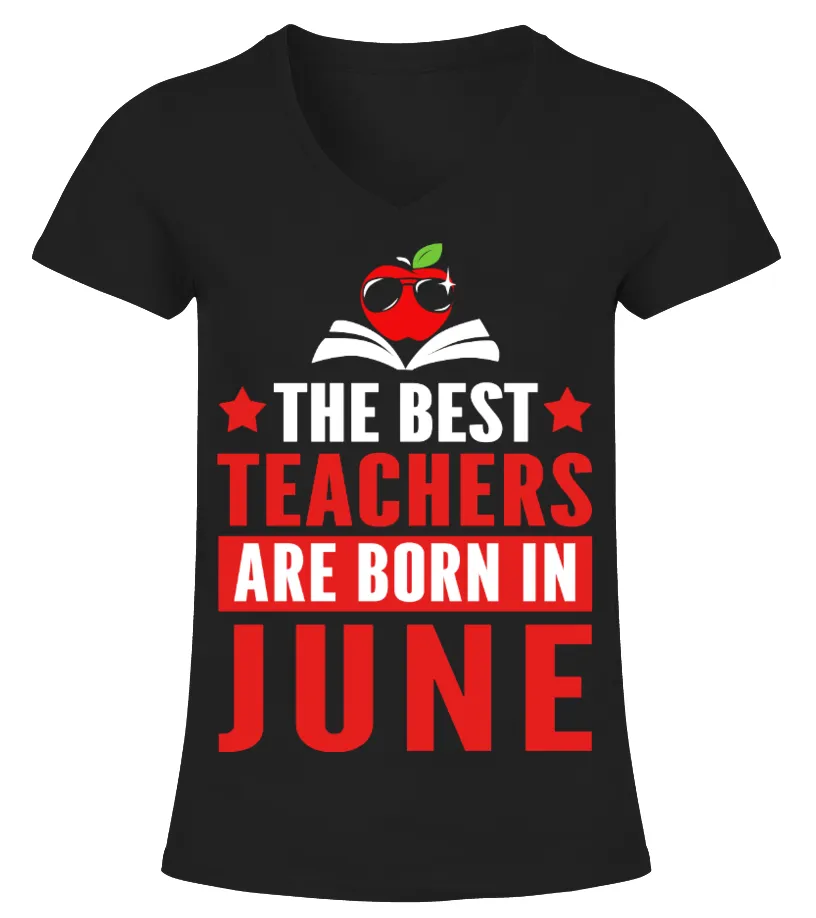 BEST TEACHER   JUNE CAMISETA CUELLO PICO MUJER