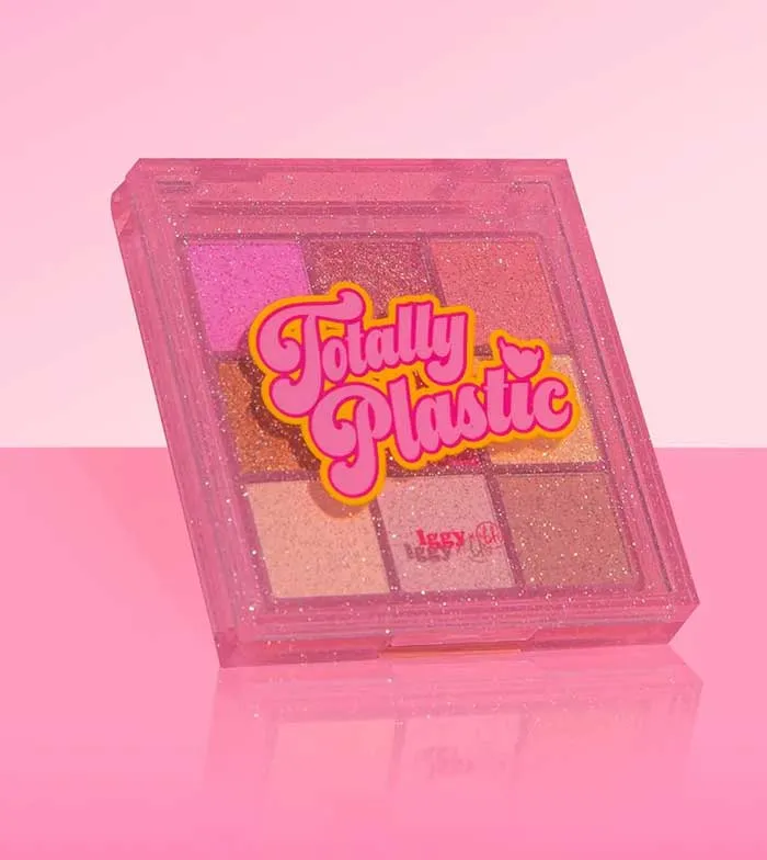 BH COSMETICS  *TOTALLY PLASTIC*  MINI PALETA DE SOMBRAS IGGY AZALEA  PINK SUNGLASSES