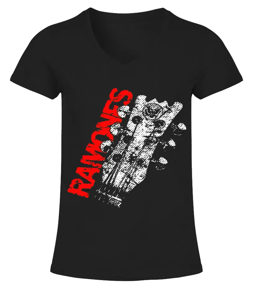 BK. Ramones (26) Camiseta cuello pico Mujer