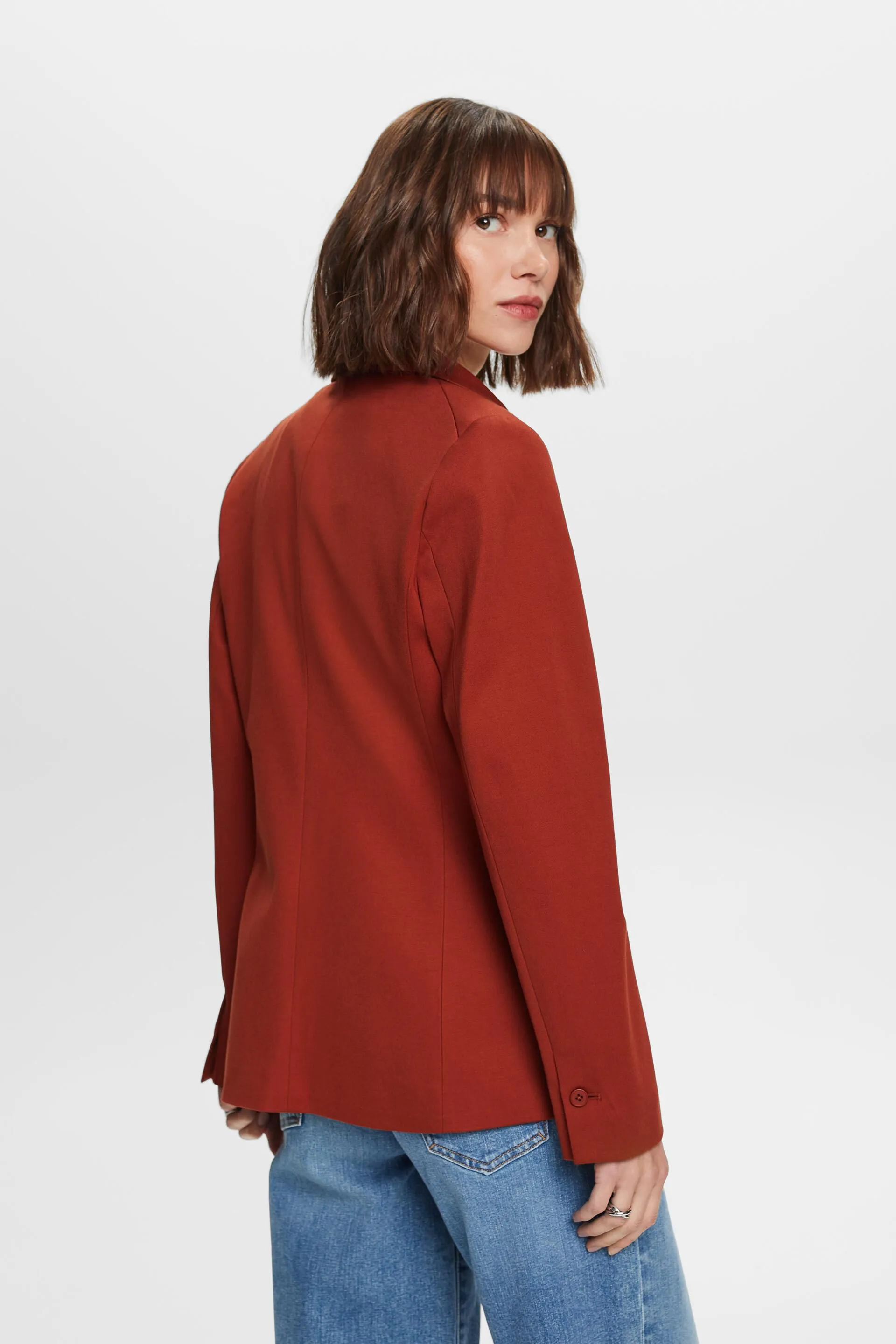 Blazer de tejido jersey de punto
