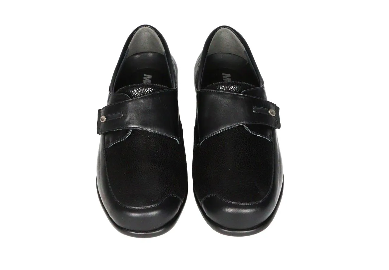 BLUCHEVELCRO PIEL NEGRO PALA ANTETEJUS JUANETERO ADORNO METAL