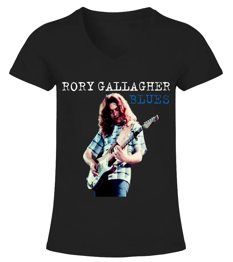 Blues CD BK Camiseta cuello pico Mujer