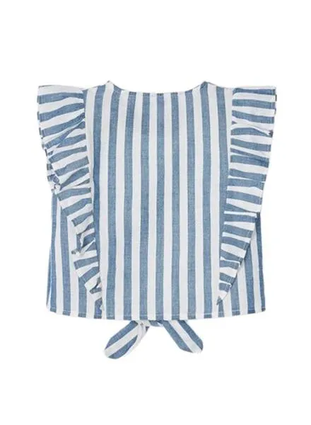 Blusa Mayoral Rayas Azul para Niña