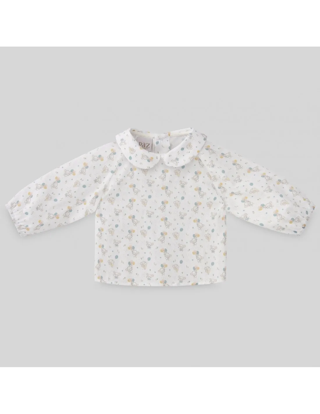 BLUSA NIÑO RATONCITOS CON GLOBOS TOPOLINO PAZ RODRIGUEZ