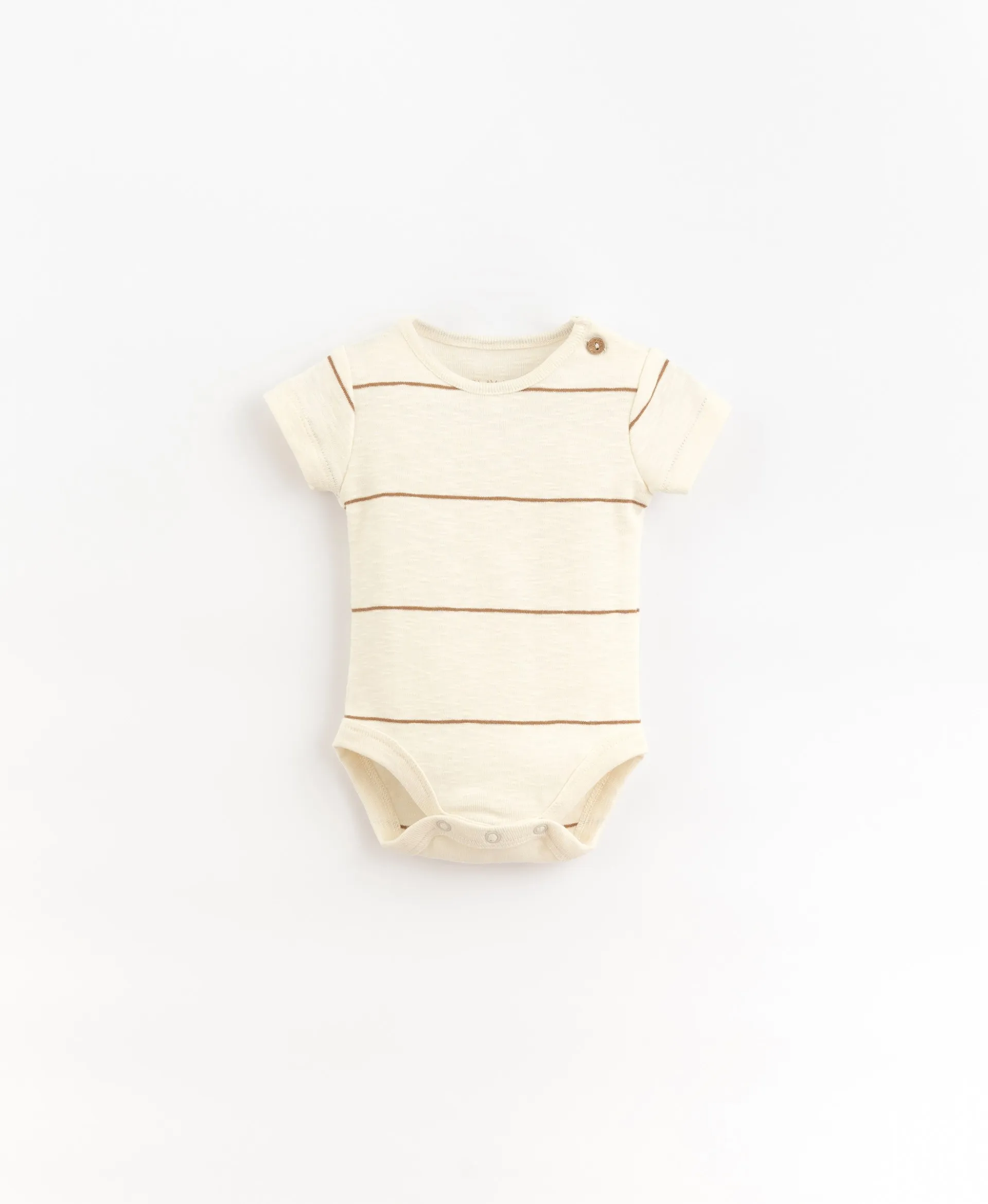 Body a rayas con abertura en el hombro | Organic Care