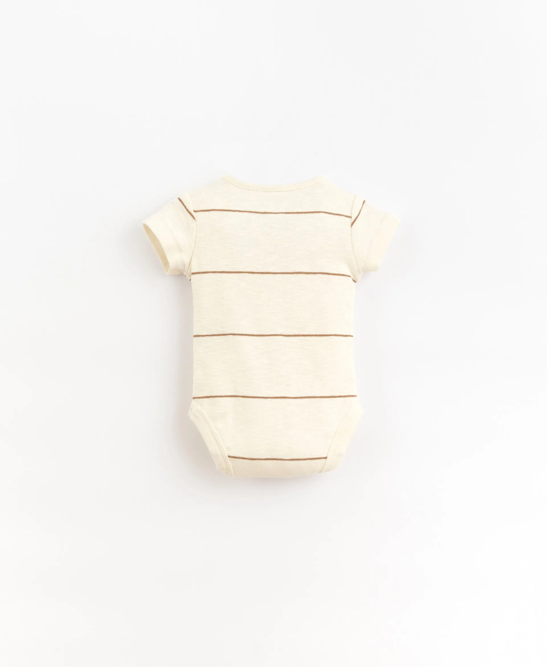 Body a rayas con abertura en el hombro | Organic Care