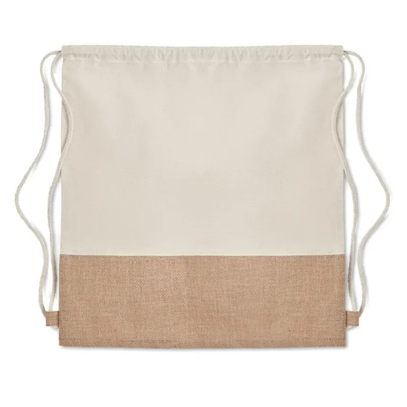 Bolsa cuerdas con yute personalizable India
