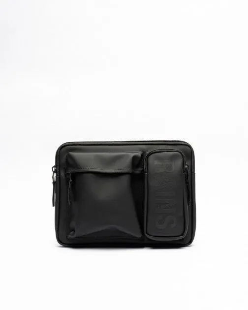 Bolsa de ordenador portátil Rains 16660 Negro