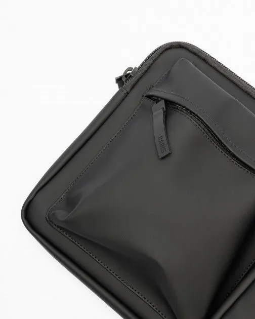 Bolsa de ordenador portátil Rains 16660 Negro