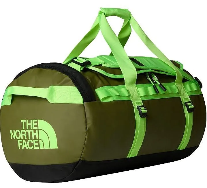 BOLSA THE NORTH FACE BASE CAMP DUFFEL M  FOREST OLIVE/SAFETY GREEN/TNF BLACK