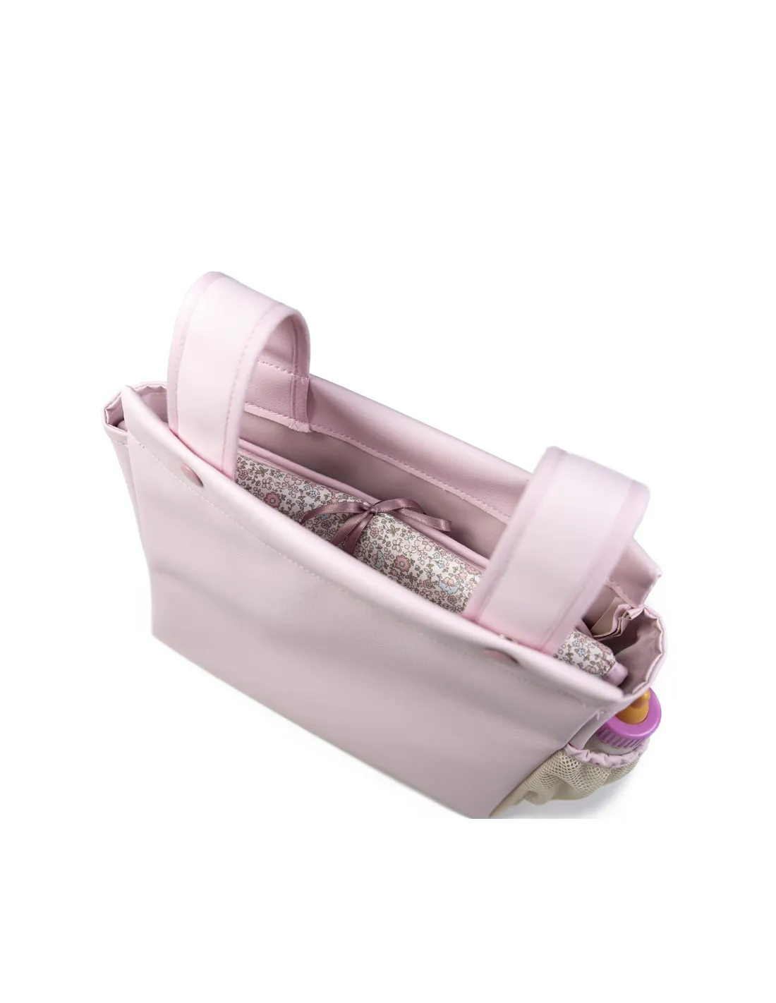 Bolso cambiador rosa para muñecas de Bebelux