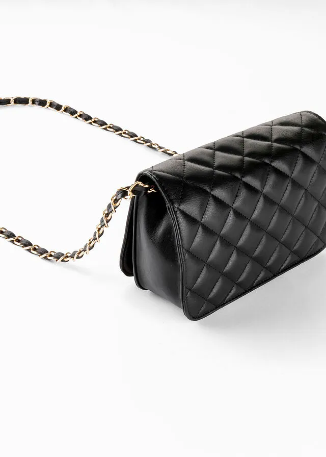 BOLSO DE ESTILO BANDOLERA NEGRODORADO
