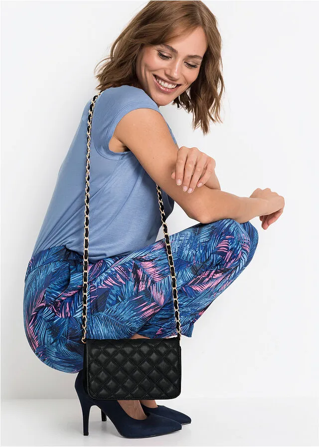 BOLSO DE ESTILO BANDOLERA NEGRODORADO