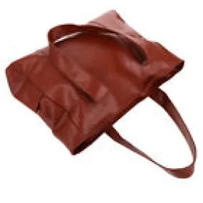 Bolso de Mano de Gran Capacidad para Mujer con Cremallera Bolso de Hombro PU Grande