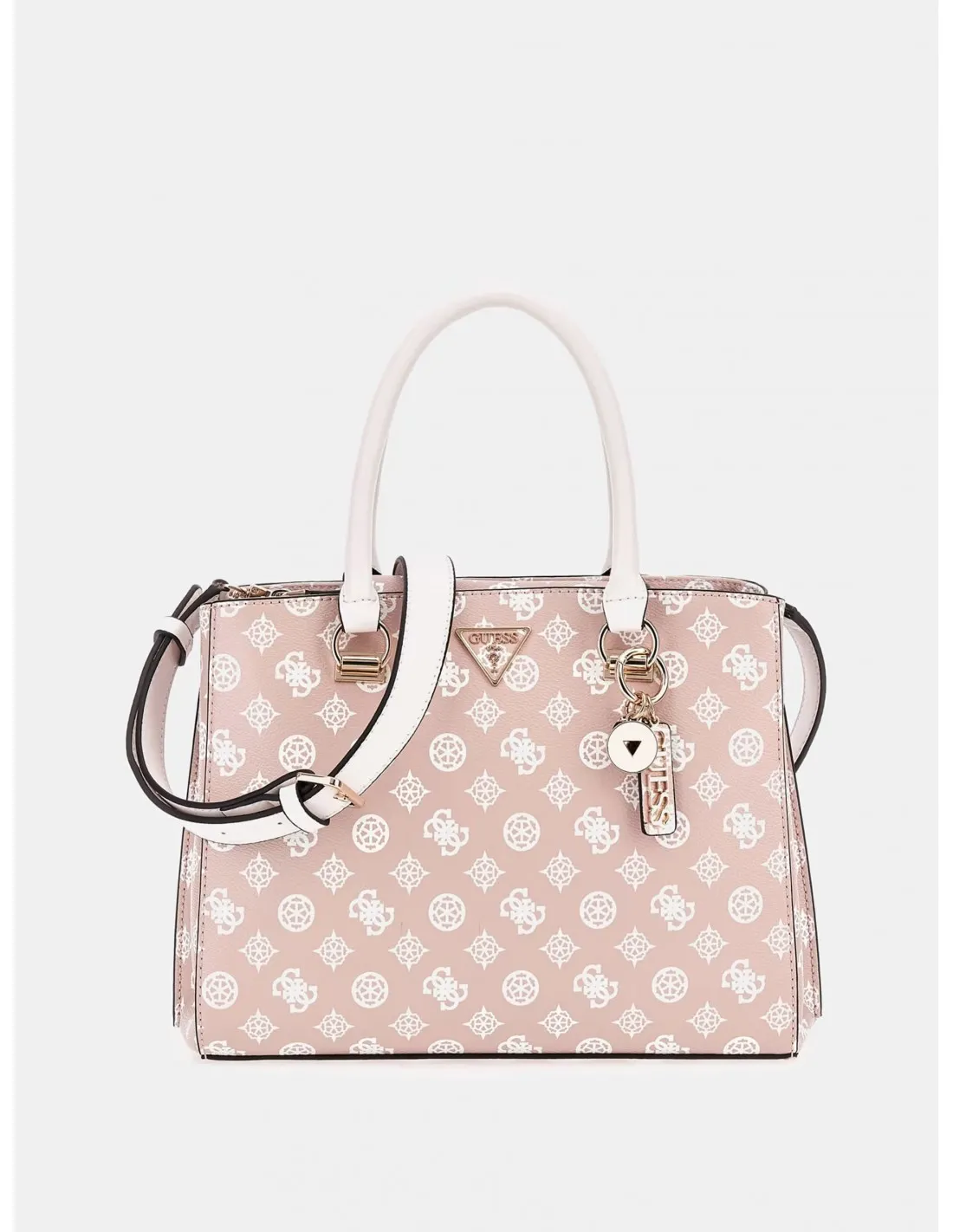 Bolso de mano Noelle con logo 4g y peony de Guess