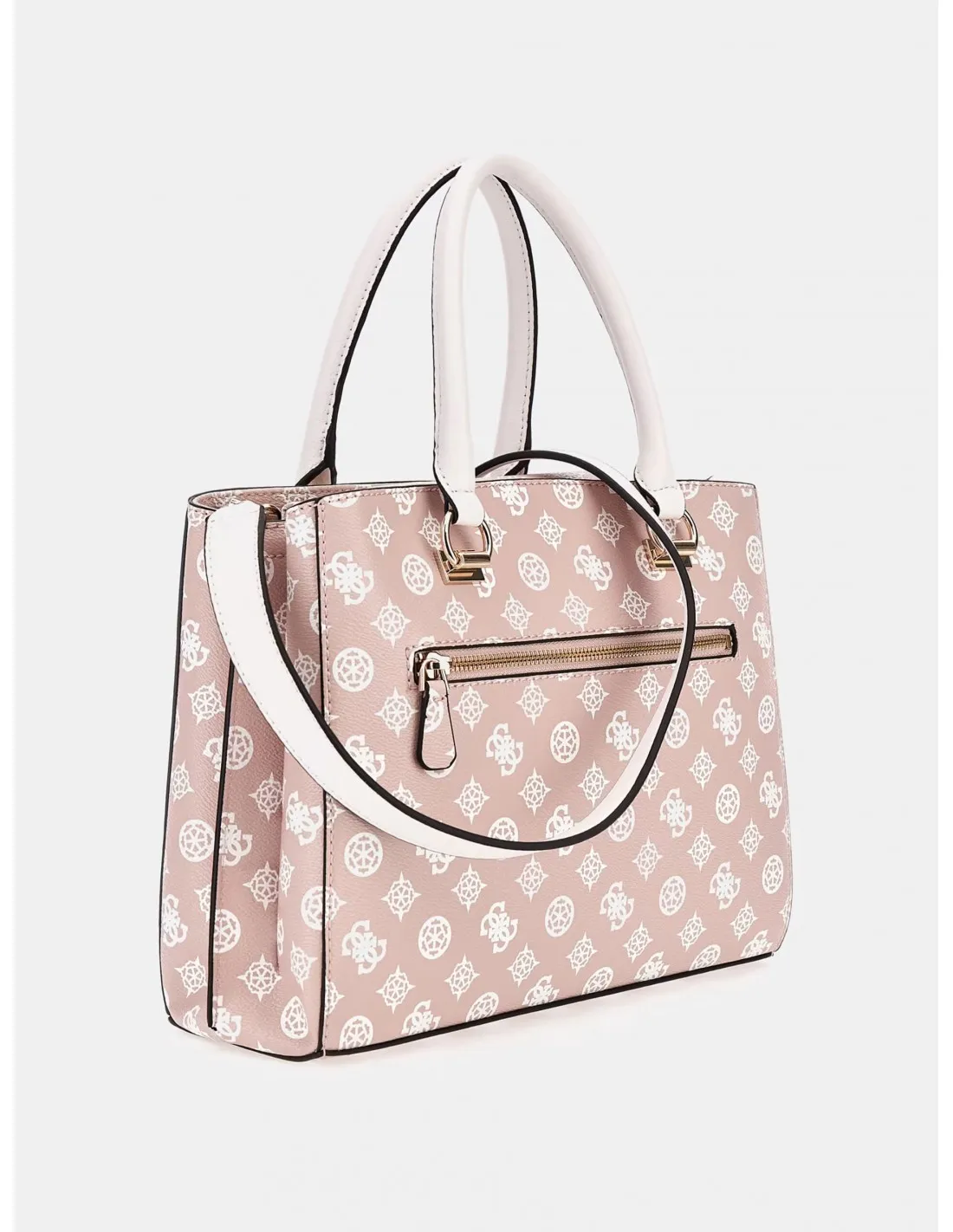 Bolso de mano Noelle con logo 4g y peony de Guess