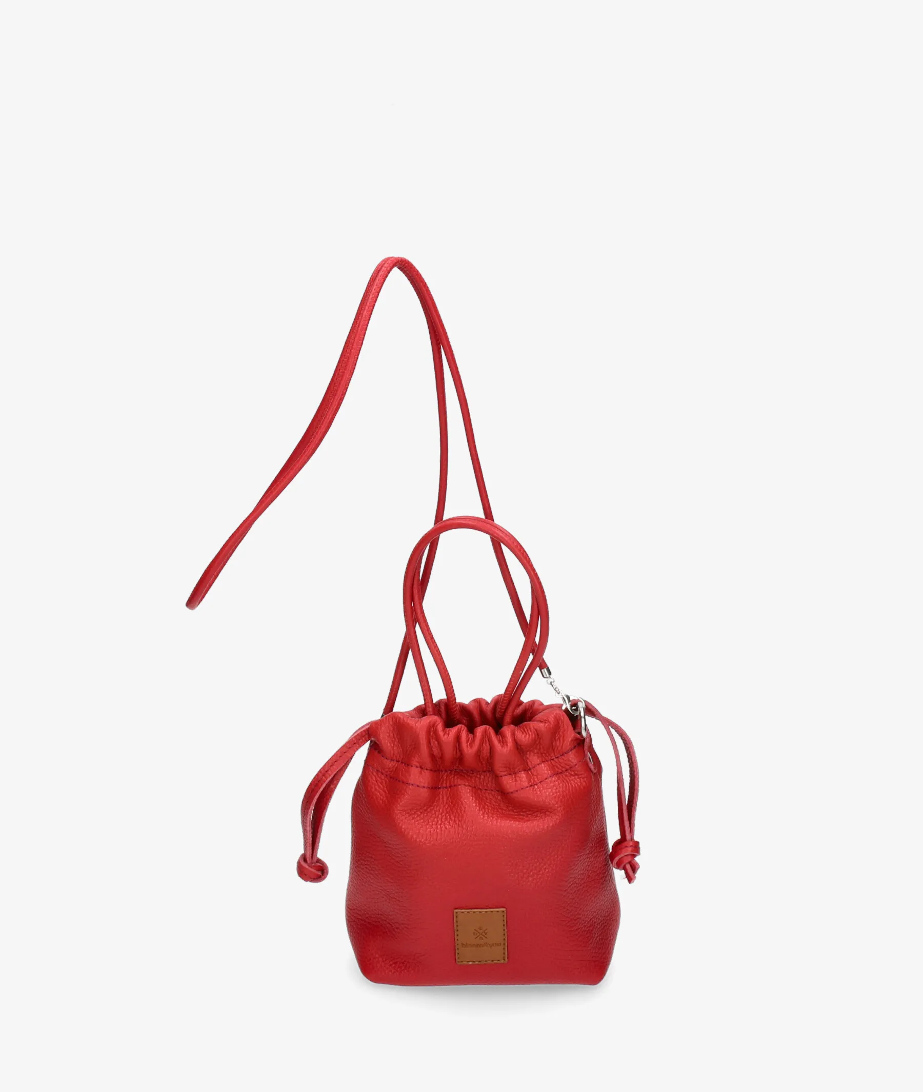 Bolso de piel bloom&you SUNRISE en rojo  Medidas 15 x 19 x 8 cmts