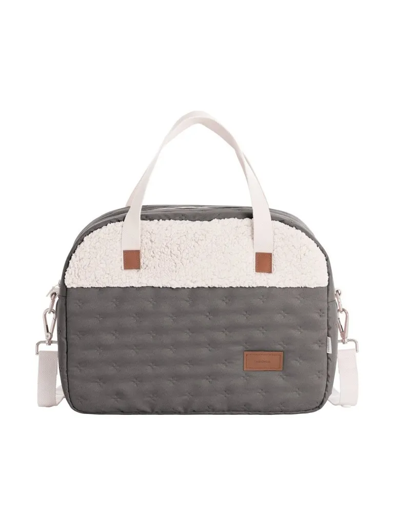 BOLSO MATERNAL PROME SOFT WINTER GRIS 18x41x31 CM