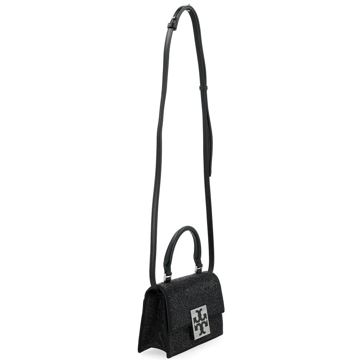 Bolso  negro con strass