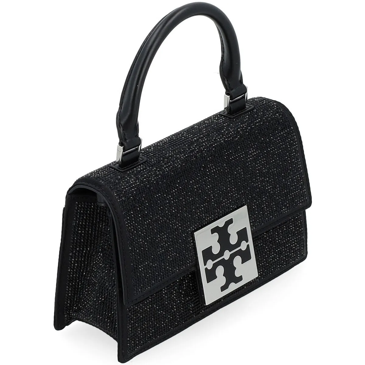 Bolso  negro con strass