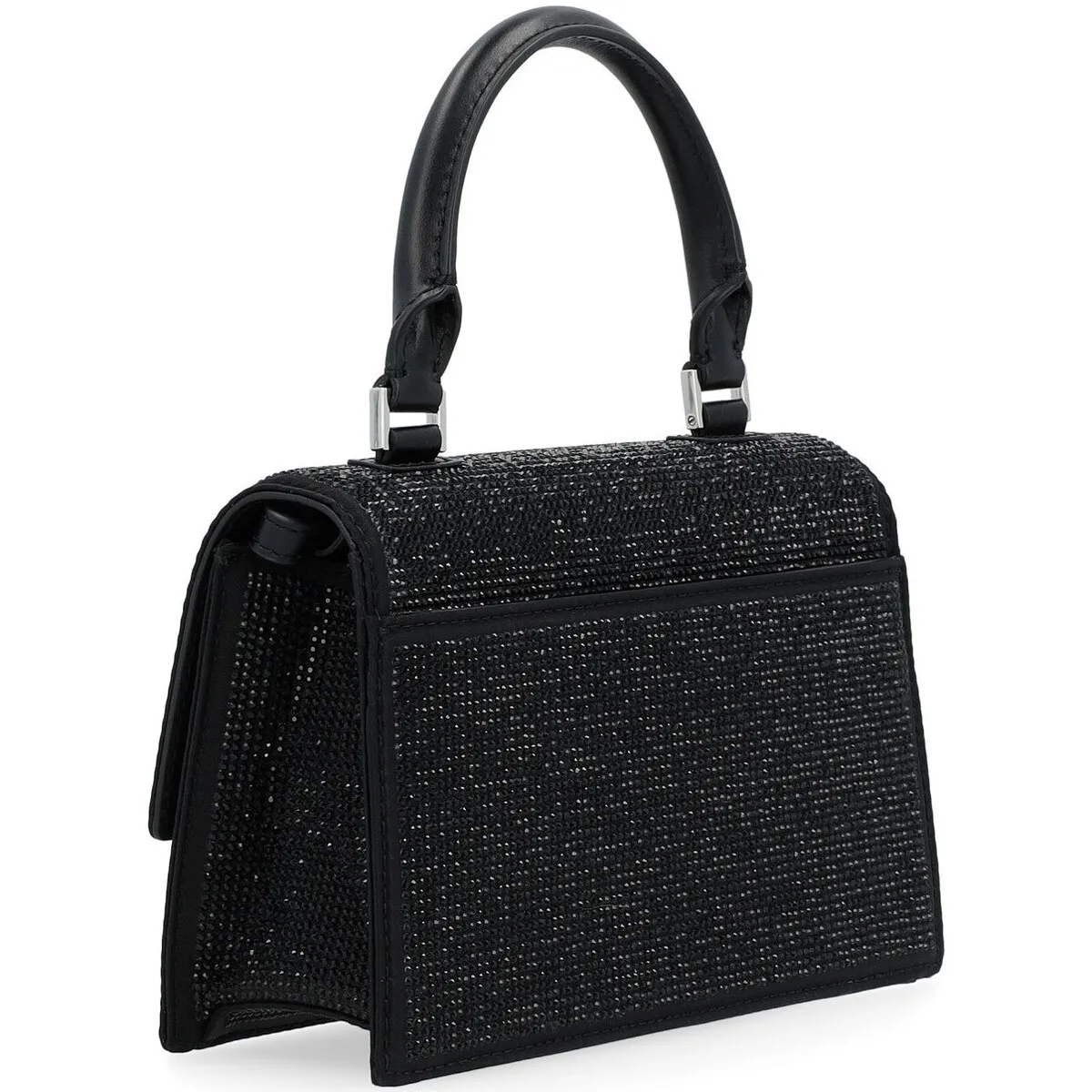Bolso  negro con strass