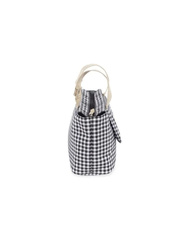 BOLSO ORGANIZADOR I LOVE VICHY NEGRO WALKING MUM