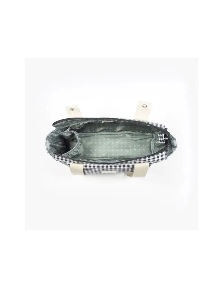 BOLSO ORGANIZADOR I LOVE VICHY NEGRO WALKING MUM