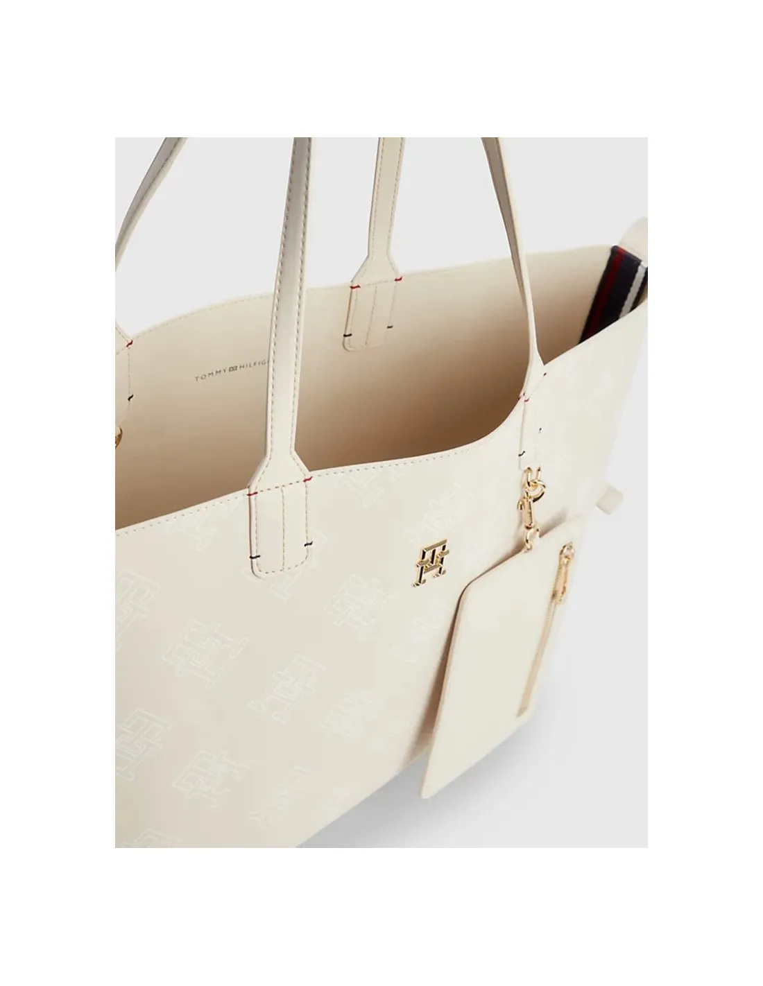 Bolso tote iconic con monogramas TH de Tommy Hilfiger