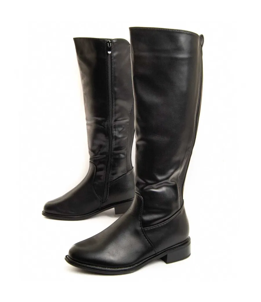 Bota Alta Con Elástico Para Mujer.  Montevita  Elastia  96539