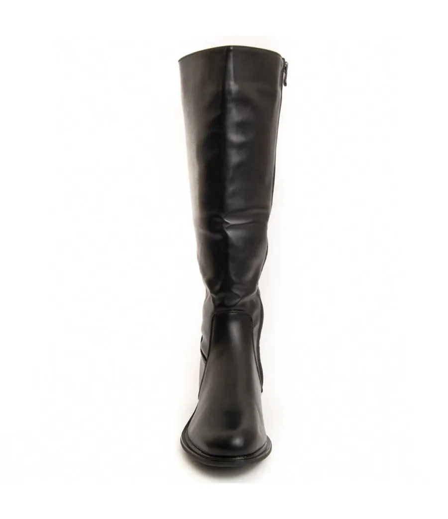 Bota Alta Con Elástico Para Mujer.  Montevita  Elastia  96539
