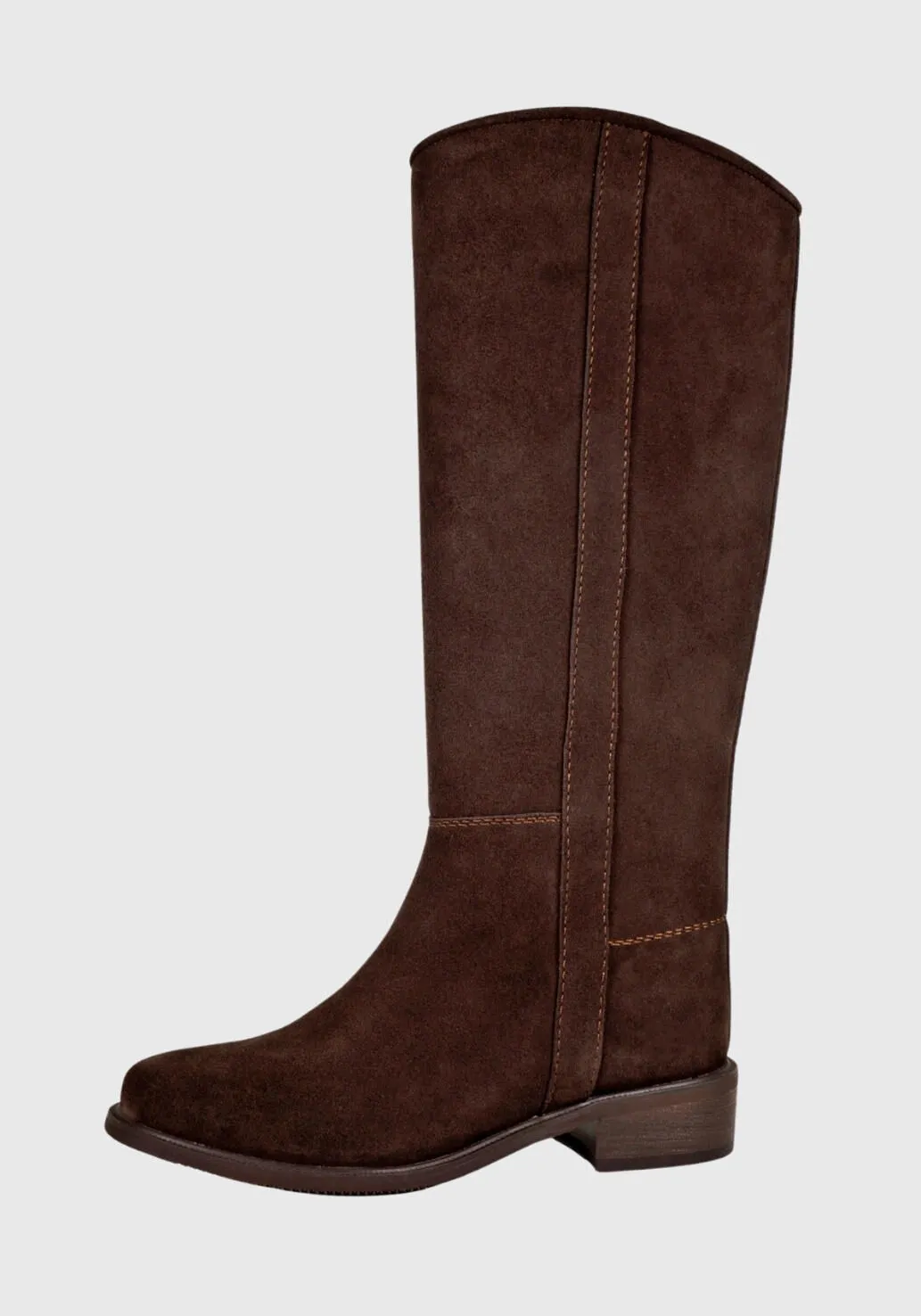 Bota Cuero Dinora Café