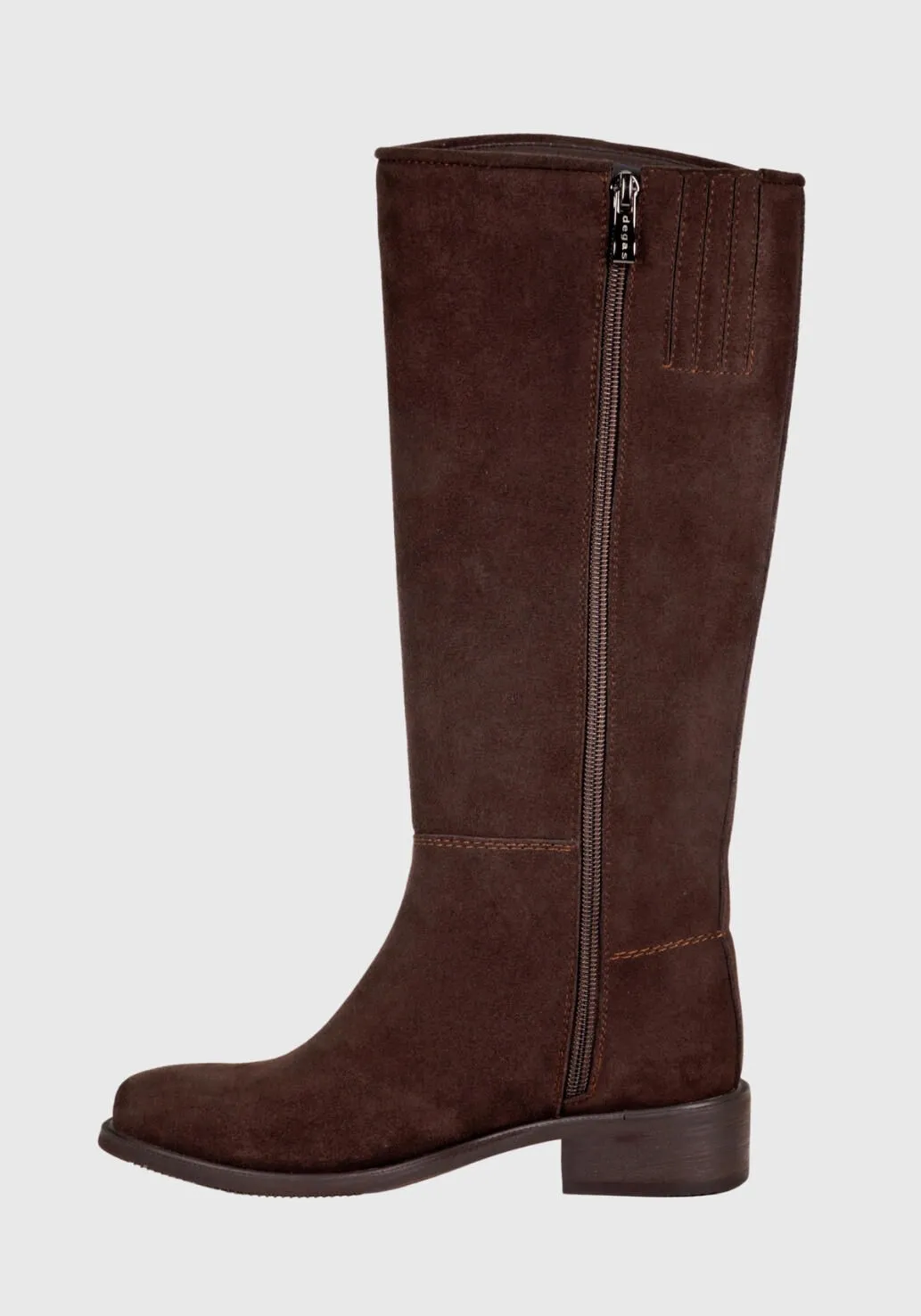 Bota Cuero Dinora Café