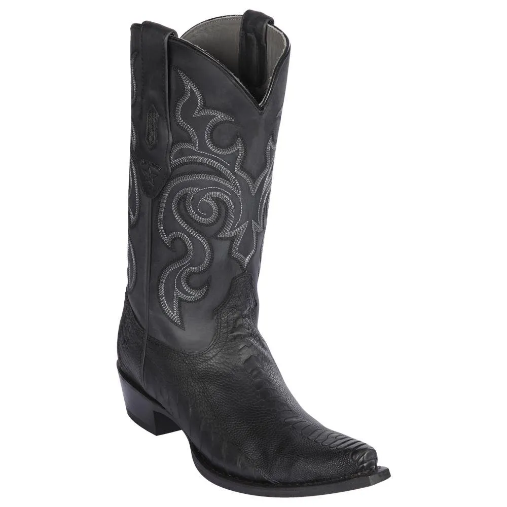 BOTAS DE AVESTRUZ PATA HORMA PUNTA RECORTADA LAB94G0505