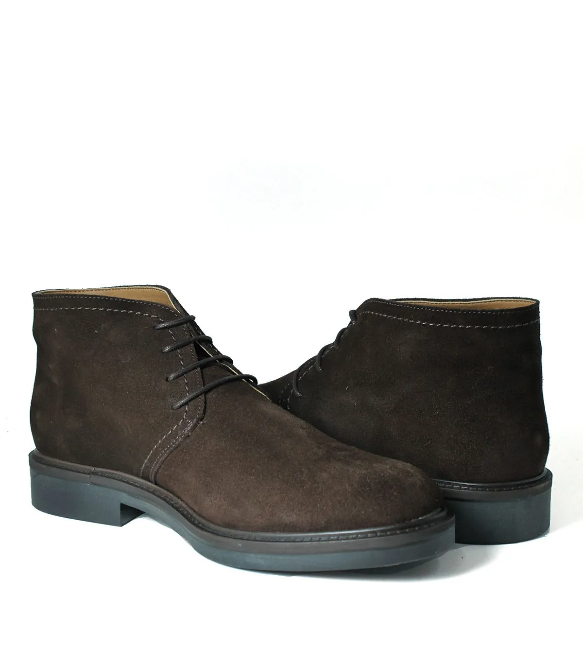 BOTAS DE SERRAJE CON CORDONES PARA CABALLERO APLAUSO 83644 MOKA