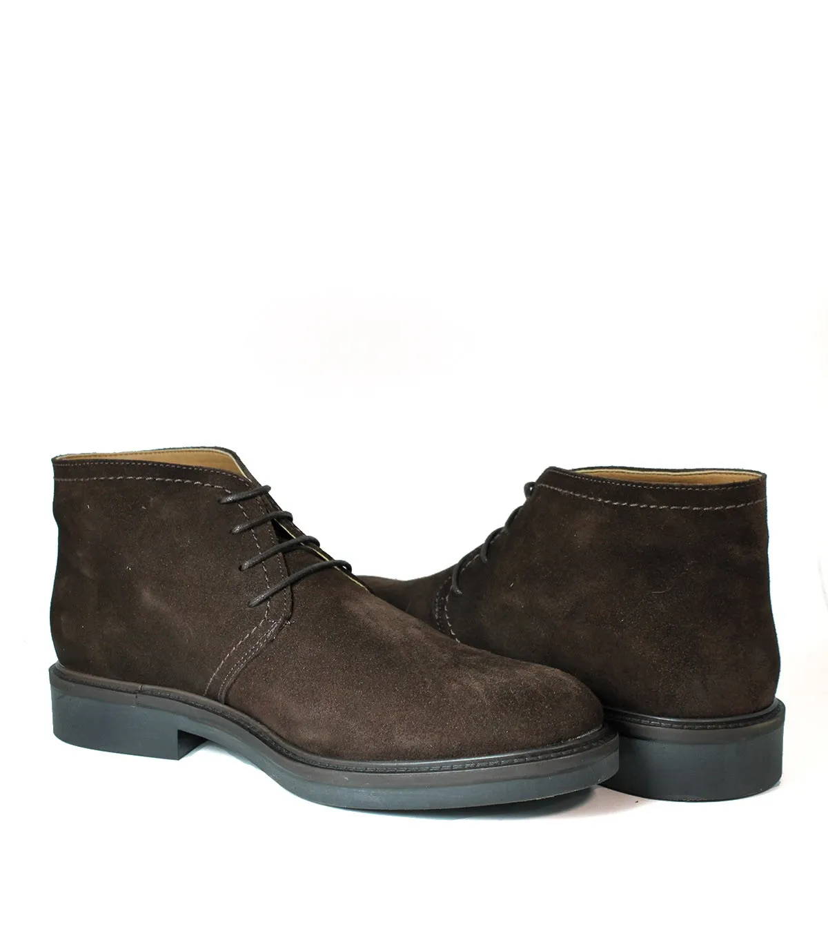 BOTAS DE SERRAJE CON CORDONES PARA CABALLERO APLAUSO 83644 MOKA