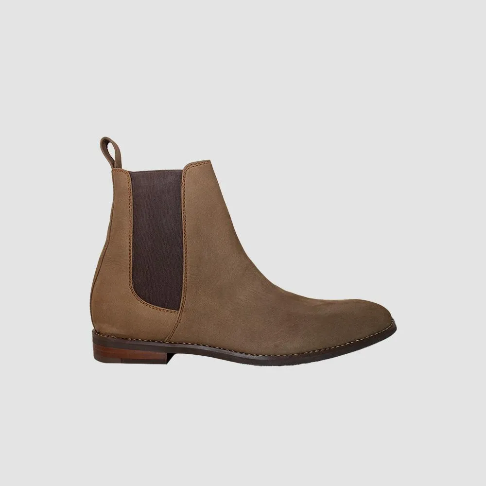 BOTINES PARA HOMBRE TRUENO CUERO CAFE