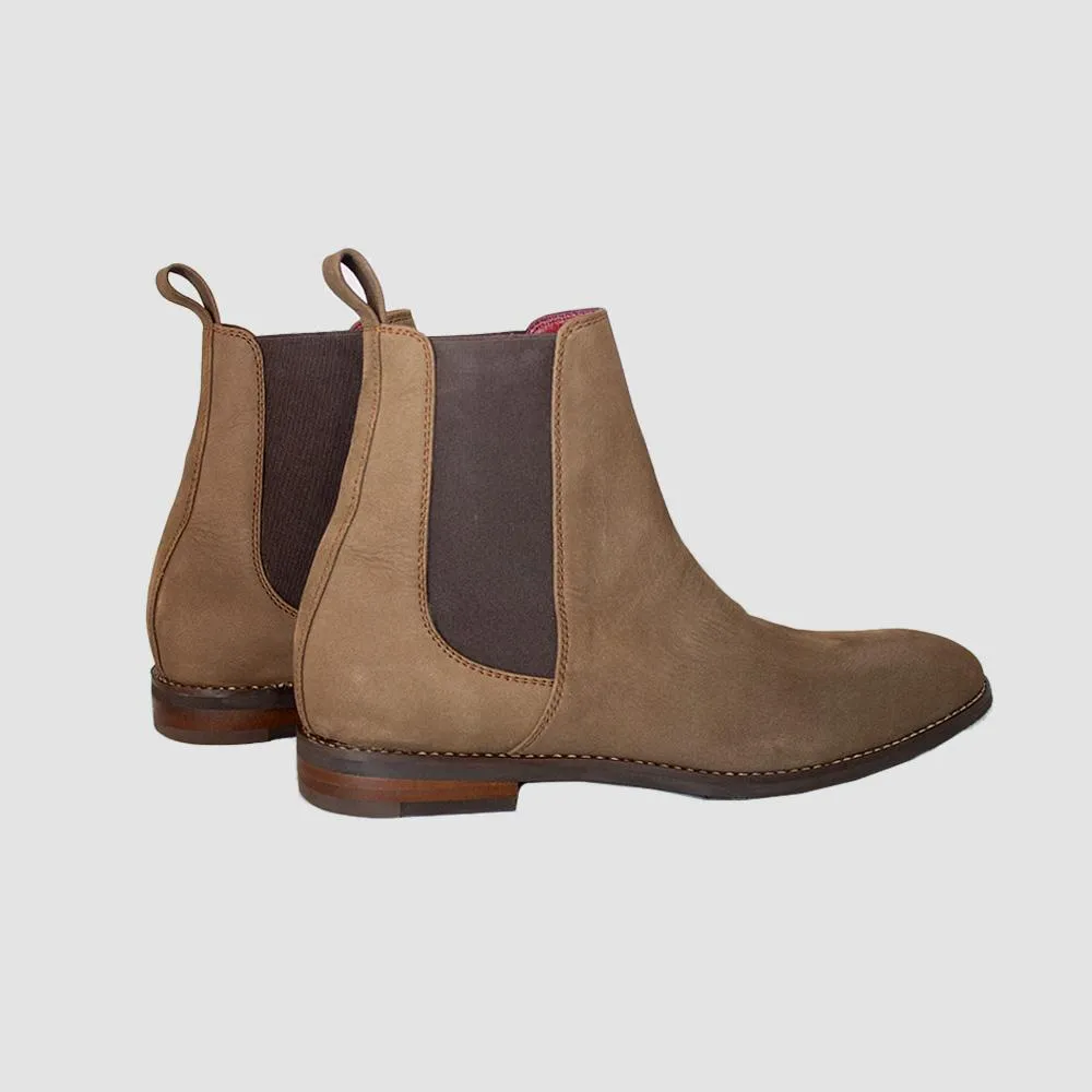 BOTINES PARA HOMBRE TRUENO CUERO CAFE