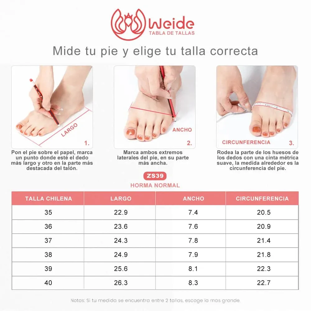BOTINES PLATAFORMA MUJER NEGRO WEIDE ZS39