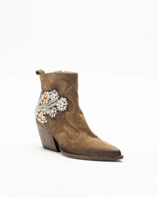Botins texanos Elena Iachi E3881 Camel