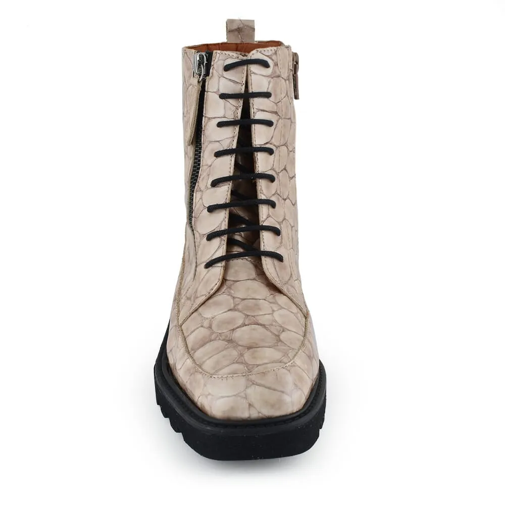Botín Charol Almirante II Beige