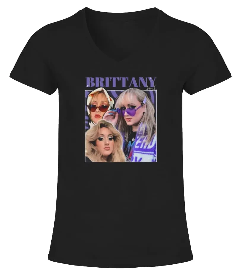 Brittany Broski Merch Camiseta cuello pico Mujer