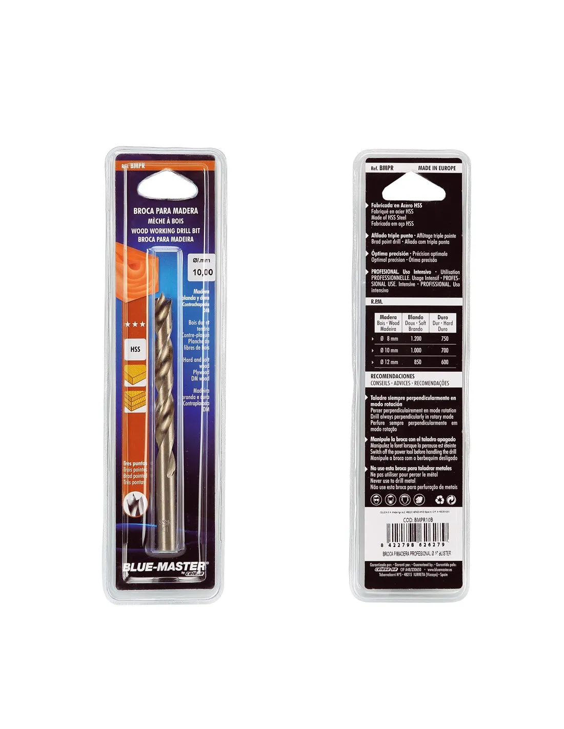 BROCA P/MADERA PROFESIONAL Ø 14 BLISTER