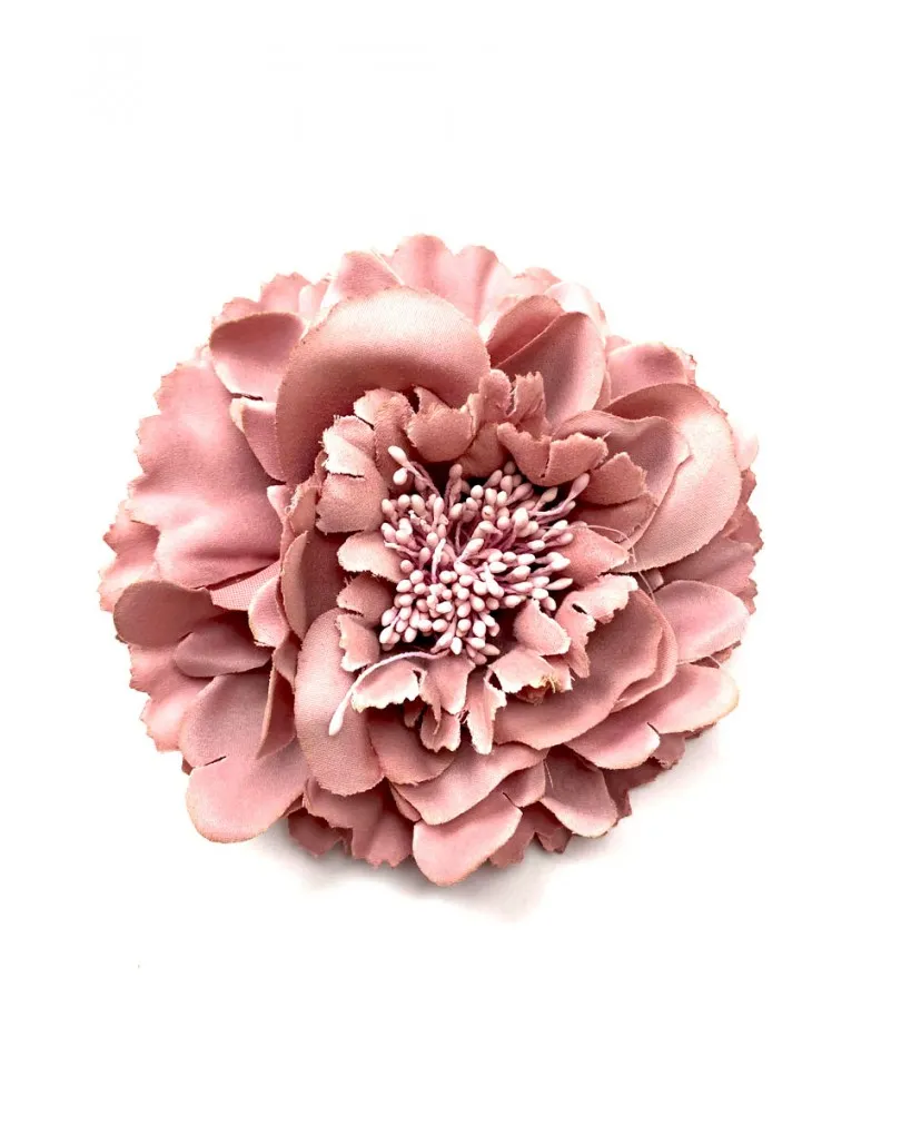 BROCHES DE MUJER CON FLORES EN TONO ROSA MAQUILLAJE