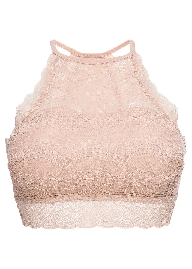 Bustier sin aros Beige mate