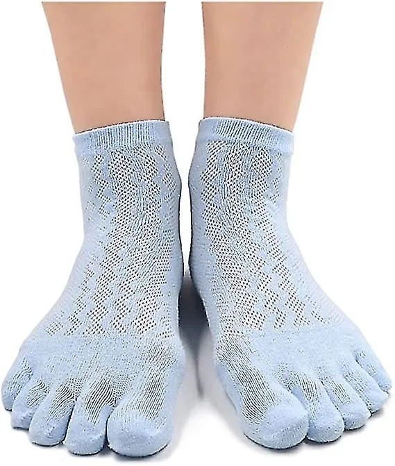 Calcetines calcetines de mujer con dedos, calcetines deportivos de algodón para mujer, cómodos, transpirables, antibacterianos, 