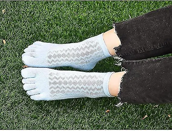 Calcetines calcetines de mujer con dedos, calcetines deportivos de algodón para mujer, cómodos, transpirables, antibacterianos, 
